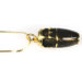 Conga Drum Necklace in Gold and Black