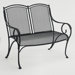 Modesto Wrought Iron Garden Bench