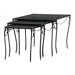 Mesh Top Occasional Square Side Table