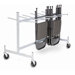 Half Size Hanging Folded Chair Storage Truck