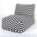 Zig Zag Bean Bag Chair Lounger