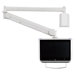 Long Reach LCD Monitor Arm with Monitor Back Cable Cover (for flat panel 2.2 lb to 13.2 lbs)