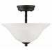 Drake 2 Light Semi Flush Mount