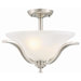 Ironwood 2 Light Semi Flush Mount
