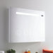 Lure Backlit Mirror with Digital Clock and Shaving Socket