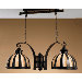 Rustik Armada Two Light Chandelier