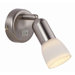 Cathy 1 Light Ceiling Spotlight in Nickel Matte