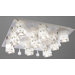 Hybridus 9 Light Flush Ceiling Light in Chrome