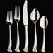Ginkgo Leaf 5 Piece Flatware Set with Hollow Knife