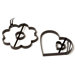 2 Piece Amco Heart & Daisy Pancake Mold Set - Set of 2