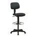 Height Adjustable Drafting Chair with Dual Wheel