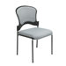 Titanium Finish Stacking Visitors Chair Armless, FreeFlex Fabric