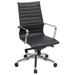 Hi-Back Eco Leather Deluxe Office Chair with Polished Aluminum Arms and Base