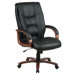 Leather Office Chair with Arms