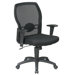 Screen Mid-Back Mesh Office Chair with Adjustable Arms