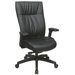 Space Seating Mid-Back Leather Contemporary Executive Chair