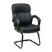 Eco Leather Back Visitors Chair with Padded Arms