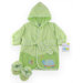 Just Born Turtle Woven Terry Robe and Bootie Set