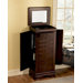Louis Philippe Marquis Cherry Jewelry Armoire