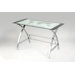 World Map Printing Curved X-Sided Computer Desk