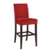 Velvet Bar Stool Slipcover