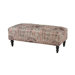 Rectangular Postal Print Ottoman