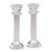 Crystal and Glass Candlestick (Set of 2)