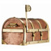 Steamer Trunk Post Mounted Mailbox