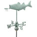 Bass with Lure Weathervane with Garden Pole