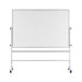 Freestanding Reversible Boards - Both sides Remarkaboard Markerboard - Aluminum Frame