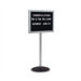 Single Pedestal Directory Boards - Aluminum