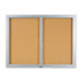 Deluxe Enclosed Bulletin Boards - Aluminum Frame