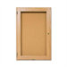 30Wall-Mounted Enclosed Bulletin Boards - Oak