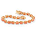 Gold Plated Coral Bracelet
