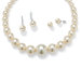 Silvertone 2 Piece Simulated Pearl Jewelry Set