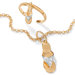 18k Gold/Silver Ankle Bracelet