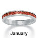Birthstone Eternity Band