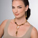 Tiger's - Eye Necklace / Earring Set