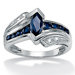 Midnight Blue Sapphire Ring