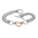 Free-Form Heart Chain Bracelet