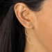 Free-Form Spiral Pierced Earrings