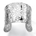 Wide Floral Cutout Scrollwork Cuff