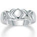 Sterling Silver Hugs and Kisses Ring