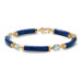 Oval Cut Topaz Link Bracelet