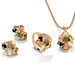 14k Gold Gemstone Jewelry Set