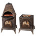 Aztec Allure Pizza Oven Outdoor Fireplace