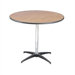 36"  x 30" Round Pedestal Table