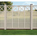 4 High Lattice with X Privacy Panel