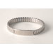 Ident Men's Plaque Expansion Bracelet in White