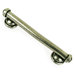 Une Grande Button Pull in Distressed Bright Pewter
